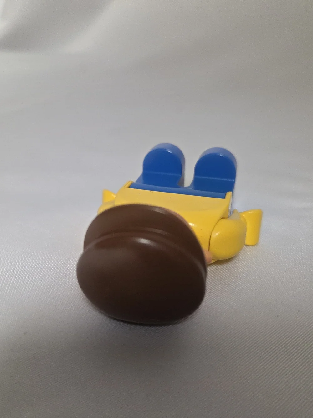 Lego Duplo Worker Man Dad W/ Brown‎ Hat 2.5